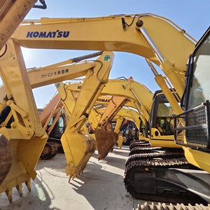 Excavadora Usada Komatsu PC220 de 22 Toneladas Original de Japón, Excavadora de Cadenas Usada Komatsu PC220-8 para Trabajos de Construcción de Carreteras - Product Image 4