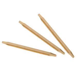3 pezzi strumenti di legatura a mosca in ottone affusolato mezzo gancio per pesca alla traina d'acqua dolce bersaglio trota carpe per lago all'aperto - Product Image 5
