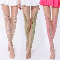 Sexy Polka Dot Silk Stockings For Women Vintage Faux Leg Sleeve Tattoo  Thigh Sheer Pantyhose With Elastic Fit From Baldwing, $18.95
