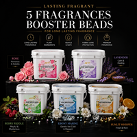 Perles parfumées pour lessive à la rose, rehausseur de parfum longue durée, soin des tissus, additif adoucissant en microcapsules 1,80 kg