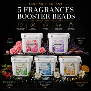 Perles parfumées pour lessive à la rose, rehausseur de parfum longue durée, soin des tissus, additif adoucissant en microcapsules 1,80 kg - Product Image 5