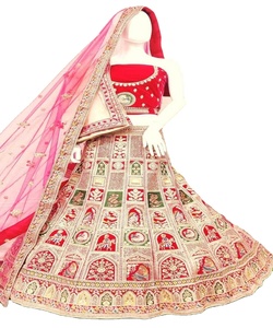 เสื้อผ้าชุดแต่งงาน lahenga choli ดีไซเนอร์ใหม่ - Product Image 1