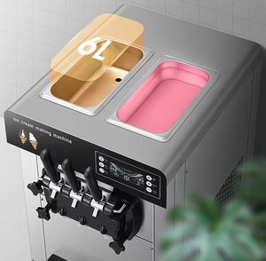 28L/h thương mại tự động bảng Top 3 hương vị giá rẻ sữa chua mềm phục vụ máy làm kem để bán - Product Image 2