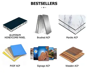 แผง Aluco PVDF ACM วัสดุอลูมิเนียมคอมโพสิต 3 มม. หรือ 4 มม. สําหรับการออกแบบที่แตกต่างกัน