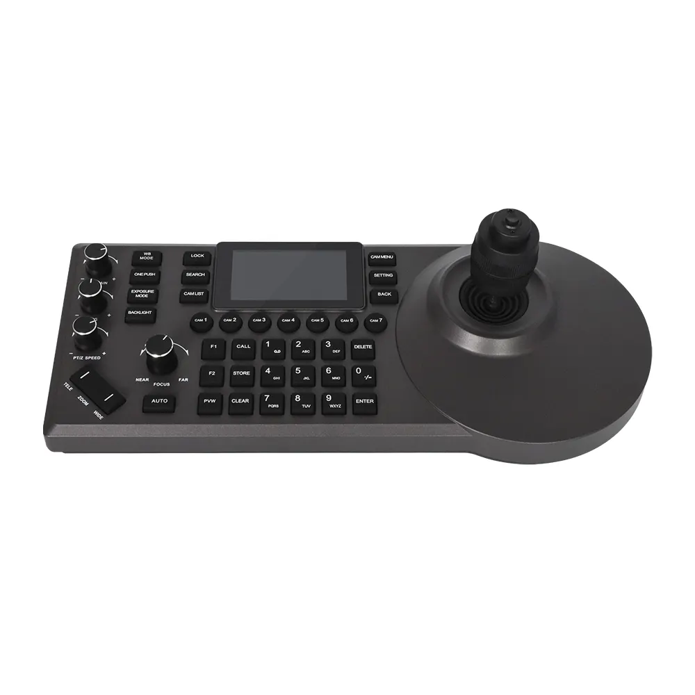 HDKATOV Peralatan Studio Siaran IP Ptz Pengontrol Keyboard Kamera untuk Siaran Langsung Streaming