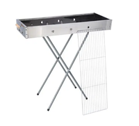 Grilles de barbecue au charbon de bois de valise de baril de qualité supérieure avec sac isotherme