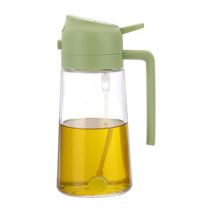 Kitchen Gadgets Multifunctional 2 in 1 Glass Olive Oil Spray <b>Bottle</b> for Cooking - Product Image 1