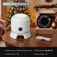 Lampe de Projection LED de Noël à Brancher, Lampe de Scène Rotative Dynamique à Flocons de Neige Changeant de Couleur pour Fêtes, Halloween et Fêtes de Fin d'Année