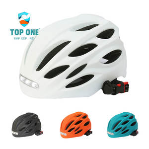 TopOne Logo personnalisé noir lumineux casque de vélo de route sécurité équitation pour ville en plein air escalade montagne Scooter vélo Cycle - Product Image 1