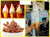 Machine à crème glacée molle commerciale, machine à crème glacée à l'acai, machine à yogourt glacé pour food truck