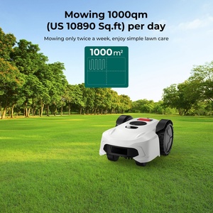 HT18P <b>Smart</b> Lawn Mower Intelligent Navigation Wheeled Design With Safety <b>Lock</b> Locking System for Villa Garden S-195 <b>Smart</b> Wirele - Product Image 2
