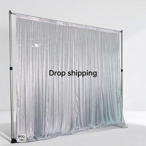 ขาตั้งฉากหลังแบบถอดประกอบได้ RK Aluminum Pipe and Drape สำหรับตกแต่งงานแต่งงานสไตล์มินิมอล - Product Image 1