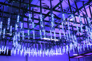 DMX Discoteca di illuminazione 360 gradi flessibile ha condotto la luce meteora 3d verticale della discoteca tubo - Product Image 6