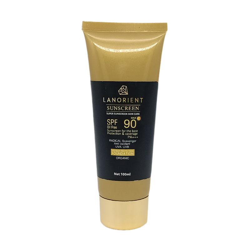 LANORIENT Marque privée oem SPF 90 Protection écran hydratant blanchissant crème solaire bio