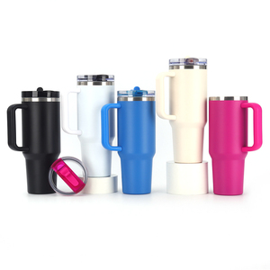 Never Miss Sip This Combo <span class=keywords><strong>de</strong></span> pajita con mango <span class=keywords><strong>de</strong></span> vaso al vacío <span class=keywords><strong>de</strong></span> acero inoxidable <span class=keywords><strong>de</strong></span> 40oz para uso en Escritorio <span class=keywords><strong>de</strong></span> senderismo. 12-24 horas frío caliente - Product Image 6