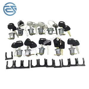 Cylindre de serrure de porte latérale de haute qualité pour excavatrices Hit-achi, Sumito-mo, Hyu-ndai, <span class=keywords><strong>Kom</strong></span>-/atsu - Product Image 2