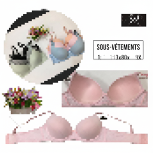 Alta Calidad Bras De Algodon Con Push Y Varilla De Acero En Copa 'D' Tirantes Ajustables En Variedad De Colores - Product Image 1