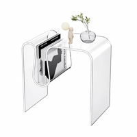Moderner Luxuriöser Langlebiger Acryl-Couchtisch für Wohnzimmer Heimdekoration Apartment