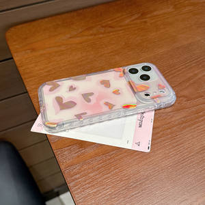 غطاء هاتف محمول بطبقتين بتقنية IMD لآيفون 17 برو ماكس وآيفون 13 و14، غطاء هاتف نسائي - Product Image 5