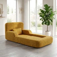 Canapé sectionnel multifonctionnel pliable en cuir véritable, personnalisé en usine, pour enfants, avec fonction couchage et siège unique