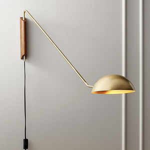 <span class=keywords><strong>Lampada</strong></span> <span class=keywords><strong>da</strong></span> <span class=keywords><strong>Parete</strong></span> Retrò E27 con <span class=keywords><strong>Braccio</strong></span> Lungo, Illuminazione Vintage Industriale per Interni, Corridoio, Comodino, Camera <span class=keywords><strong>da</strong></span> Letto, Applique Dorata Stile Fattoria - Product Image 1