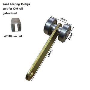 Songyin Kunshen Rouleau Coulissant 32 Mm Large <span class=keywords><strong>Chariot</strong></span> De Roue De Camion En Acier 40X40 Mm Grange <span class=keywords><strong>Porte</strong></span> <span class=keywords><strong>Rail</strong></span> Hangars Rouleau De Roue Coulissant - Product Image 2