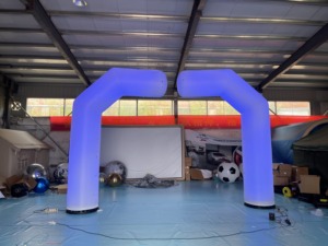 Gapura Inflatable Portabel Kustom Dua Tiang untuk Kompetisi, Iklan, dan Pameran, Terbuat dari Bahan Oxford Tahan Air untuk Pintu Masuk Pameran Dagang - Product Image 3