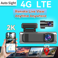 Cámara para Auto 4G, Dashcam 2K Frontal, 1080P Trasera, GPS Beidou, Modo Dual, Control Remoto por Aplicación, Grabadora de Conducción, Monitor de Auto, Caja Negra