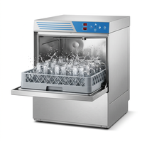Lave-vaisselle professionnel sous comptoir pour restaurant, 40 bacs/heure, haute efficacité, en acier inoxydable 304, lave-verres, 110V 220V