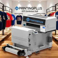 Imprimante DTF intégrée de 24,8 pouces X602BW avec presse à chaud intégrée, tête d'impression I1600, machine d'impression de t-shirts tout-en-un, blanche