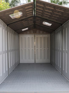 Las mejores <span class=keywords><strong>casas</strong></span> prefabricadas modernas baratas Cobertizo de la <span class=keywords><strong>Costa</strong></span> Este Cobertizo de oficina al aire libre Cobertizo de plástico para exteriores Fácil de montar - Product Image 4