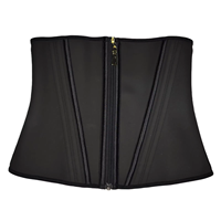 Corset amincissant pour femme - Corset sous-poitrine sculptant la taille - Gaine amincissante avec boucle et fermeture éclair