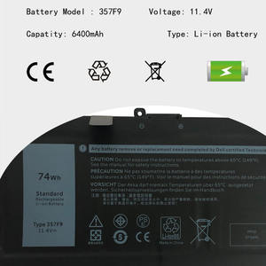 Batteria di ricambio 74Wh 357F9 per laptop <span class=keywords><strong>Dell</strong></span> Inspiron 15 7000 7557 7559 7566 7567 5576 5577 Serie INS15PD - Product Image 3