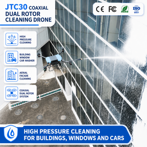 โดรนทำความสะอาดอุตสาหกรรม JTC30 เครื่องฉีดน้ำแรงดันสูง UAV อุปกรณ์ฉีดน้ำทำความสะอาดผนังภายนอกสำหรับการบำรุงรักษาอาคาร - Product Image 1