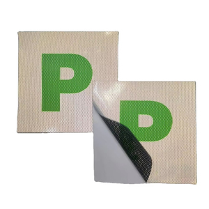 178*178mm riflettenti <span class=keywords><strong>vedere</strong></span> attraverso le piastre <span class=keywords><strong>L</strong></span>/P/UK Micro-perforato adesivo per auto per il Driver del Regno Unito 13 anni <span class=keywords><strong>di</strong></span> fabbrica può personalizzare N/R - Product Image 4