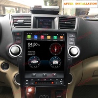 Kd-12108 Android 9.0 autoradio stéréo pour Toyota Highlander 2008-2014 tesla voiture lecteur dvd 12.1 pouces écran tactile 4G SIM dsp