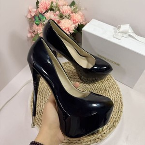 Escarpins à plateforme en métal à bout rond pour femmes, talons aiguilles, collection 2025, Zapatos Mujere - Product Image 5