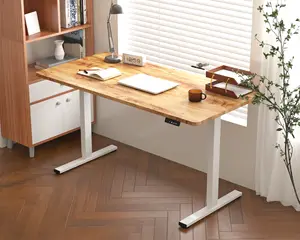 Ergonomisches neues Modell elektrischer Schreibtisch zweistufige Beine Einzel motor höhen verstellbarer Tisch mit 60kg für das Büro