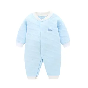 Fornitore all'ingrosso neonato della tuta in cotone 100% caldo della molla del bambino vestiti del bambino pagliaccetti dei ragazzi