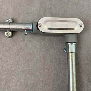 Caja de Conexiones de Aluminio Fundido a Presión IP65, Conexión Roscada, Anodizado Gris, Especificación 12-2 - Product Image 3