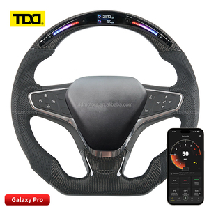 Volante Deportivo de Fibra de Carbono TDD LED para Chevrolet C5 C6 C7 C8 Silverado GMC Cruze Camaro SS, Volante Deportivo Personalizado Original - Product Image 2