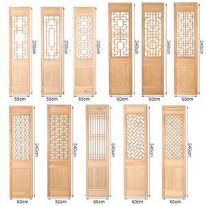 Mejor precio madera tallada diseño ratán artesanía estilo chino pared de partición móvil Interior nueva pantalla divisoria de habitación para dormitorio - Product Image 5