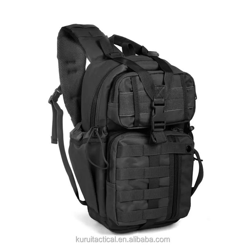 Kurui tactical amazon hot sell tactical sling bag oxford shoulder chest bag handgun bag stock OEM