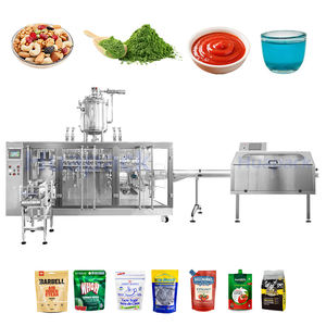 자동 수평 프리메이드 스탠딩 파우치 식품 도이팩 백 밀봉 충전 다기능 포장 기계 - Product Image 1