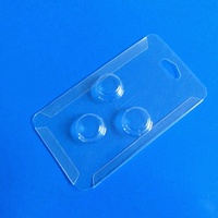 Emballages en blister jetables écologiques personnalisés en PVC/PET, avec cartes coulissantes, forme rectangulaire, pour l'emballage des leurres de pêche