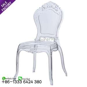 Vente directe d'usine, chaises transparentes en cristal Chiavari Phoenix Napoléon, en acrylique, pour mariages en plein air, événements, banquets, fêtes - Product Image 5