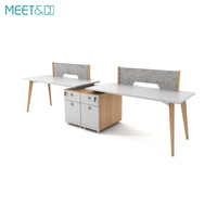 Table De Bureau Modulaire Moderne Convertible Mobilier De Bureau Commercial Ensemble Personnel Bureau Cabine Poste De Travail Cloison Bureau De