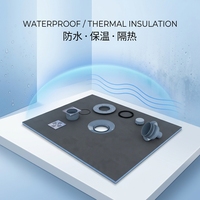 Receveur de douche en polystyrène XPS industriel LUX avec résistance à la compression de 300-400 kPa et garantie de plus de 5 ans