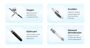 5-In-1 Professionele Hydro-Dermabrasie Machine Met Microdermabrasie Aqua <span class=keywords><strong>Peel</strong></span> Gezichts Diamant <span class=keywords><strong>Tips</strong></span> Draagbaar Voor Spa - Product Image 5