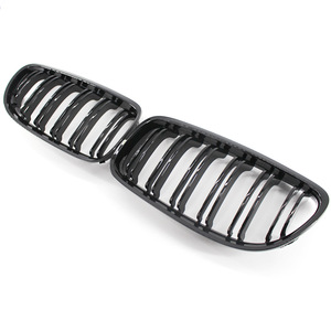 กระจังหน้า BMW สีดำเงา แบบเส้นเดี่ยวหรือเส้นคู่ สำหรับปี 2009 2011 E90 E91 วัสดุพลาสติก ABS อะไหล่แต่ง - Product Image 1